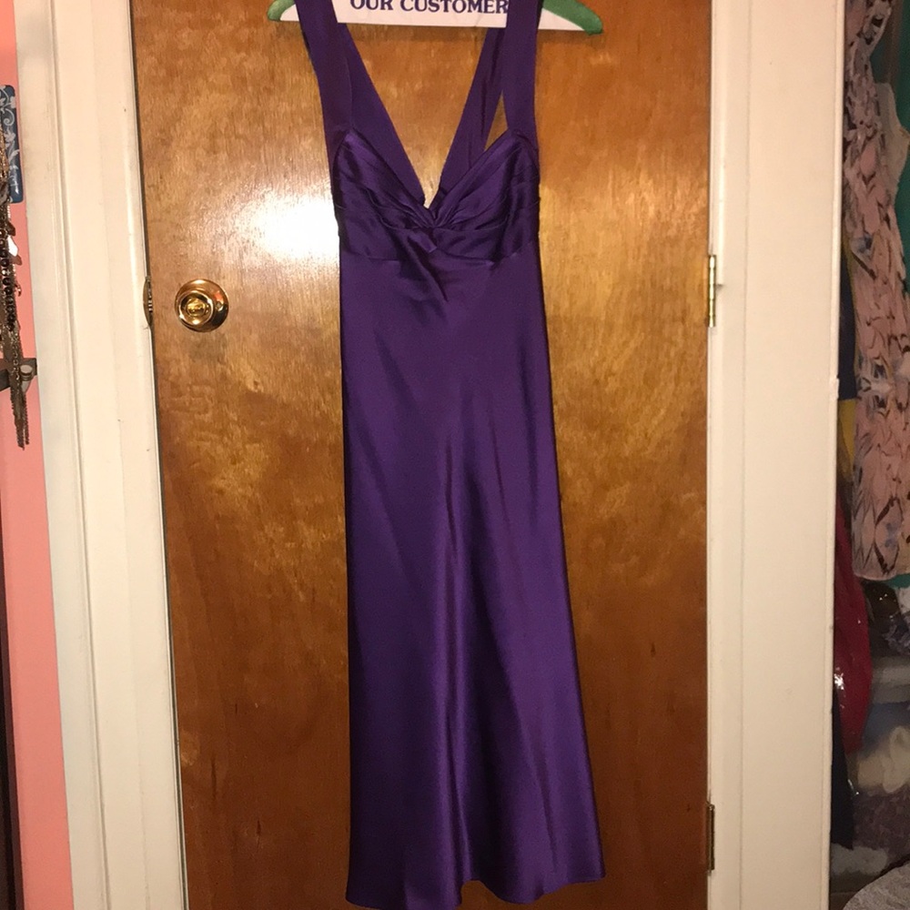 Vintage Calvin Klein Size 10 Purple Dress